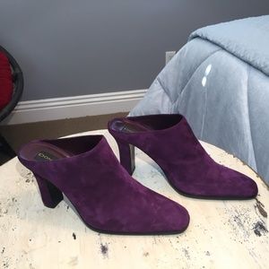 Donna Karan New York Suede Mules